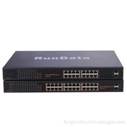 Full Gigabit 24-port Fast Power-over Ethernet Switch